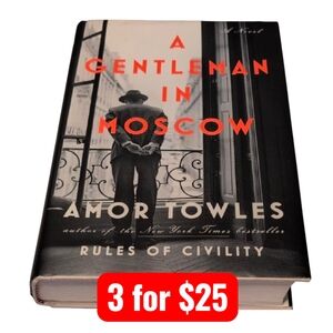 A Gentleman in Moscow by Amor Towles Hardback